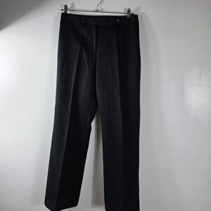 J Crew Women P2 Black Wool Lined Dress Pants‎ Tailored Career Academic